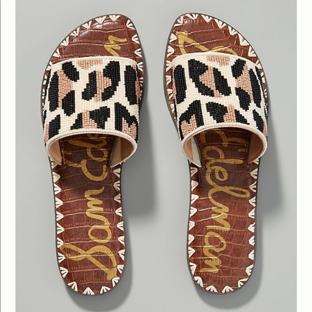 BNIB Sam Edelman Gunner Beaded Sandals Size 6